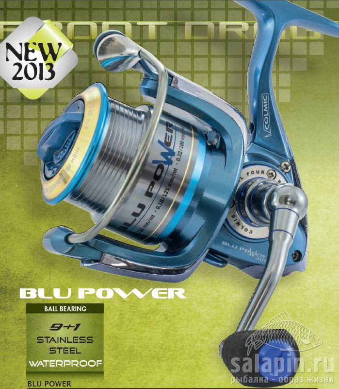 Фото катушки Blu Power из каталога Colmic 2013г.