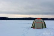 Зимняя спасительница, палатка :)