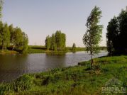пруд перед селом Колюпаново