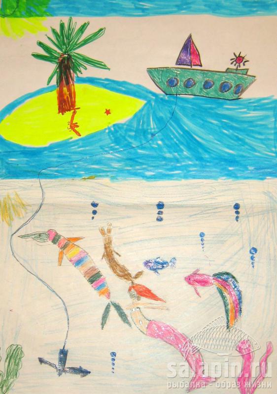 "Необычное море", Ким Настя, 6 лет