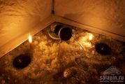 Портативный газовый обогреватель позволяет поддерживать комфорт в палатке всю длинную зимнюю ночь