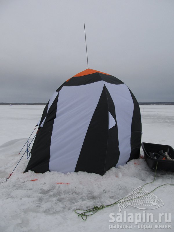 Сегодня на Рузе чуть палатку не сломало от ветра!  По рыбе почти ОП! 