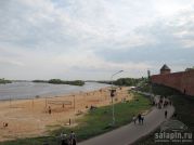 Великий Новгород. Великая река... Мой любимый Волхов. Там вдалеке - цель;)