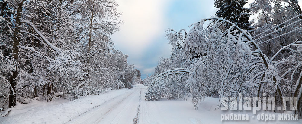 2011г., последствия снегольда на Яузском вдхр.