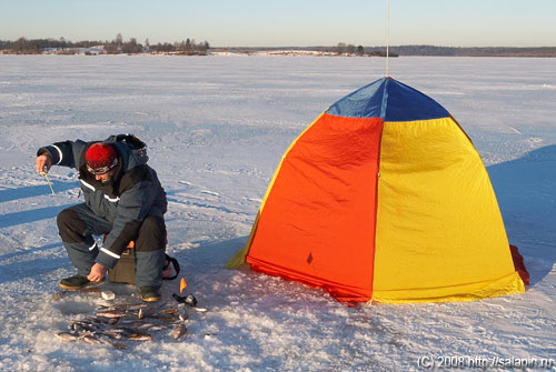 Грамотная палатка - залог выживания в мороз :)
